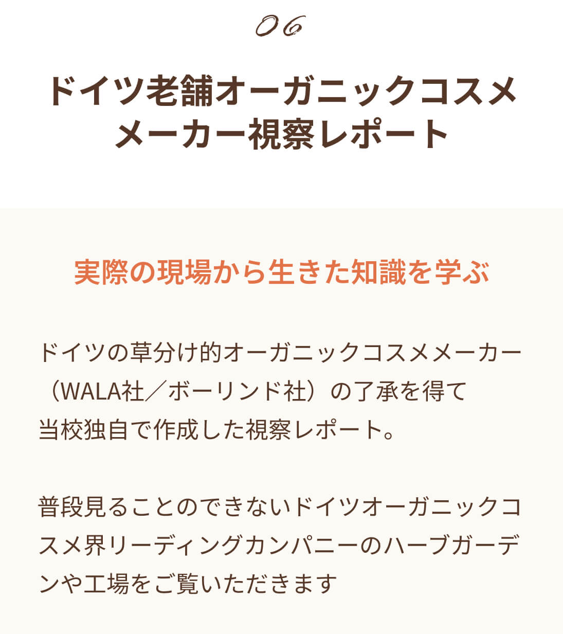 オーガニックコスメ専門家コース